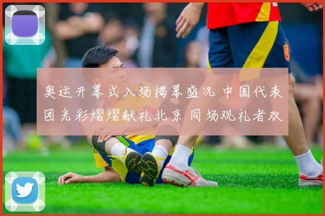 奥运开幕式入场揭幕盛况 中国代表团光彩熠熠献礼北京 同场观礼者欢呼