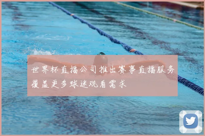 世界杯直播公司推出赛事直播服务覆盖更多球迷观看需求
